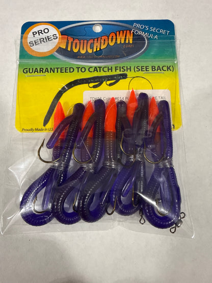 Pro Series Touchdown Worm Single and 5 Pack
