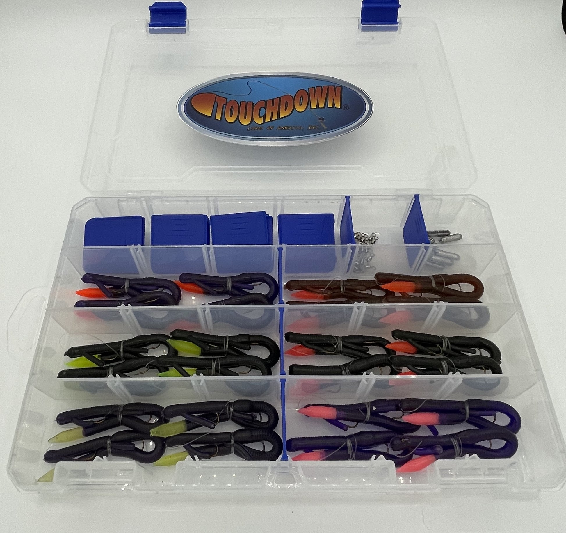 Tackle Pack Series 4 Original 6 Worm Firetails – Touchdown Fishing Lures